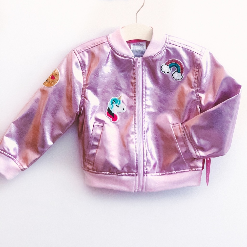 Kidtopia Toddler Faux Leather Jacket
